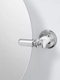 John Lewis Legacy bathroom mirror white chrome round (British brand)
