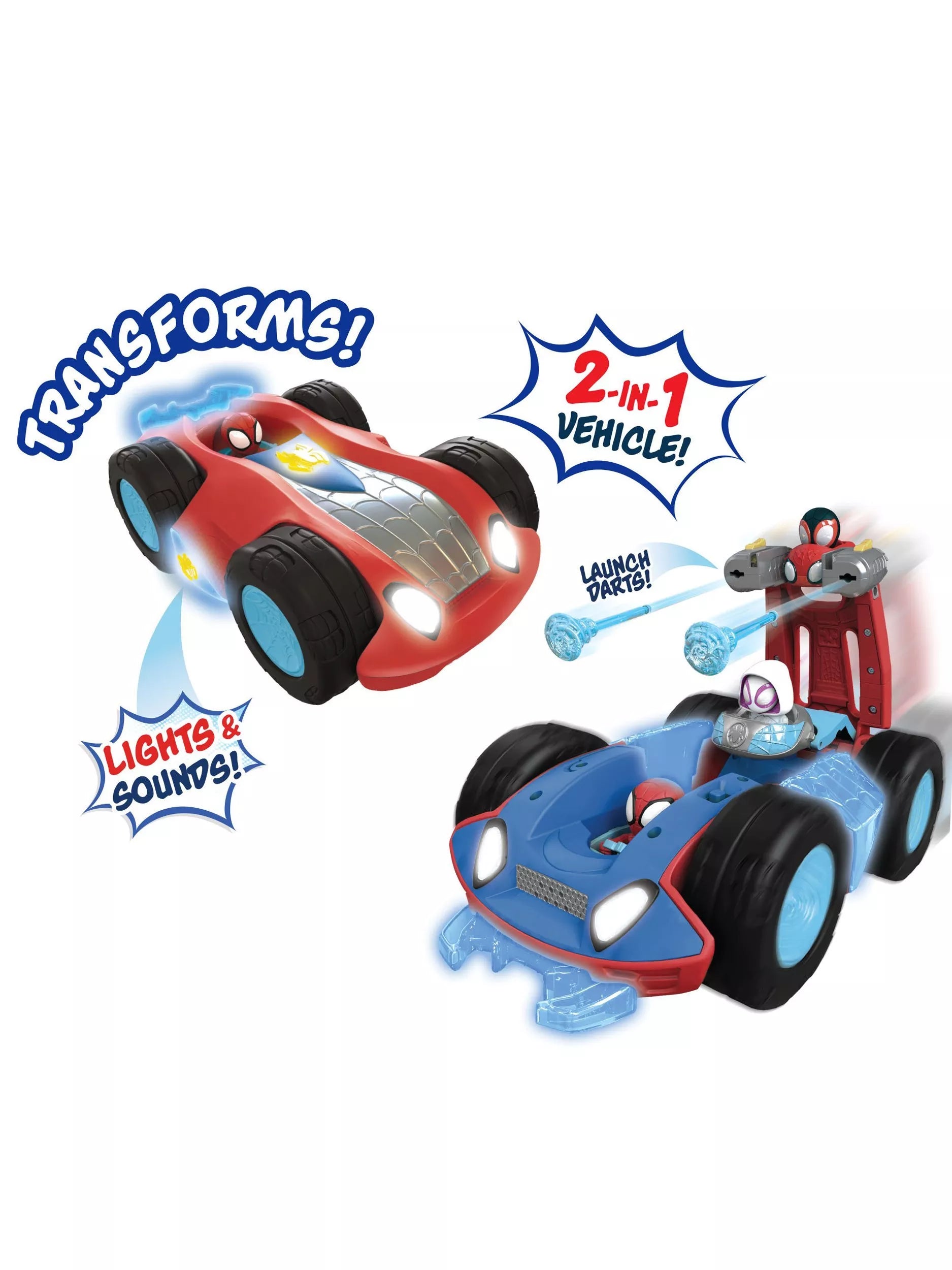 Spidey And His Amazing Friends Flip & Reveal Cruiser, UK version