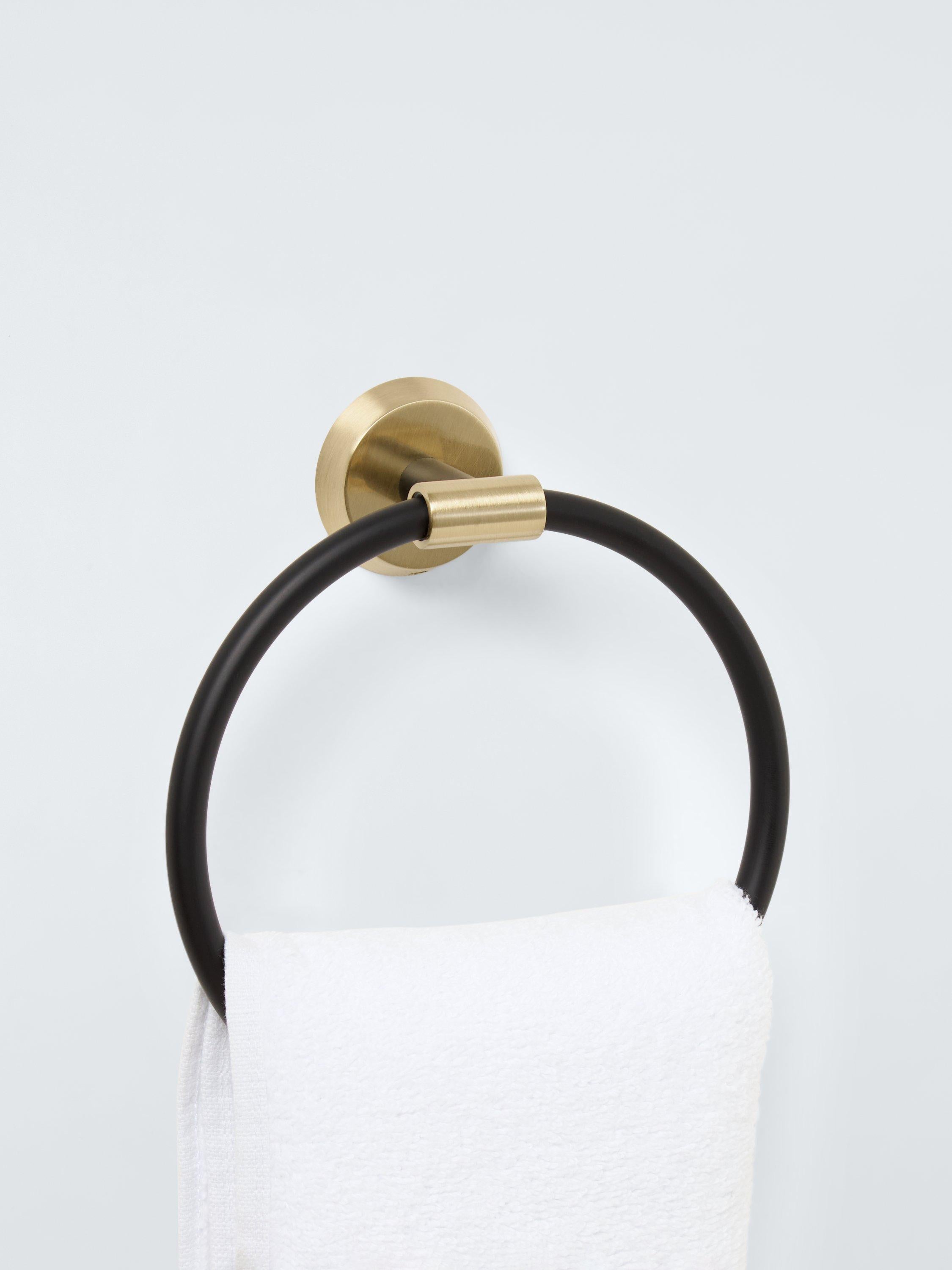 John Lewis Elegance black towel ring, UK version