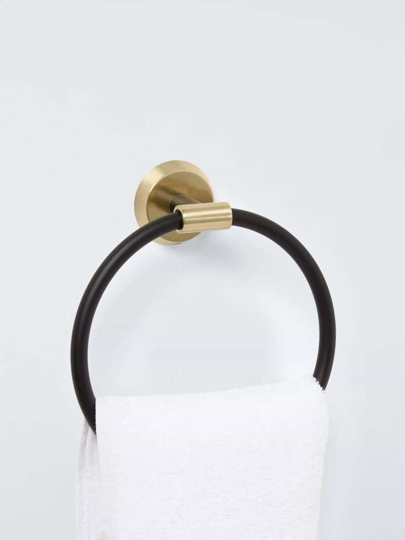 John Lewis Elegance black towel ring, UK version