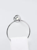 John Lewis Legacy Towel Ring White Chrome, UK version
