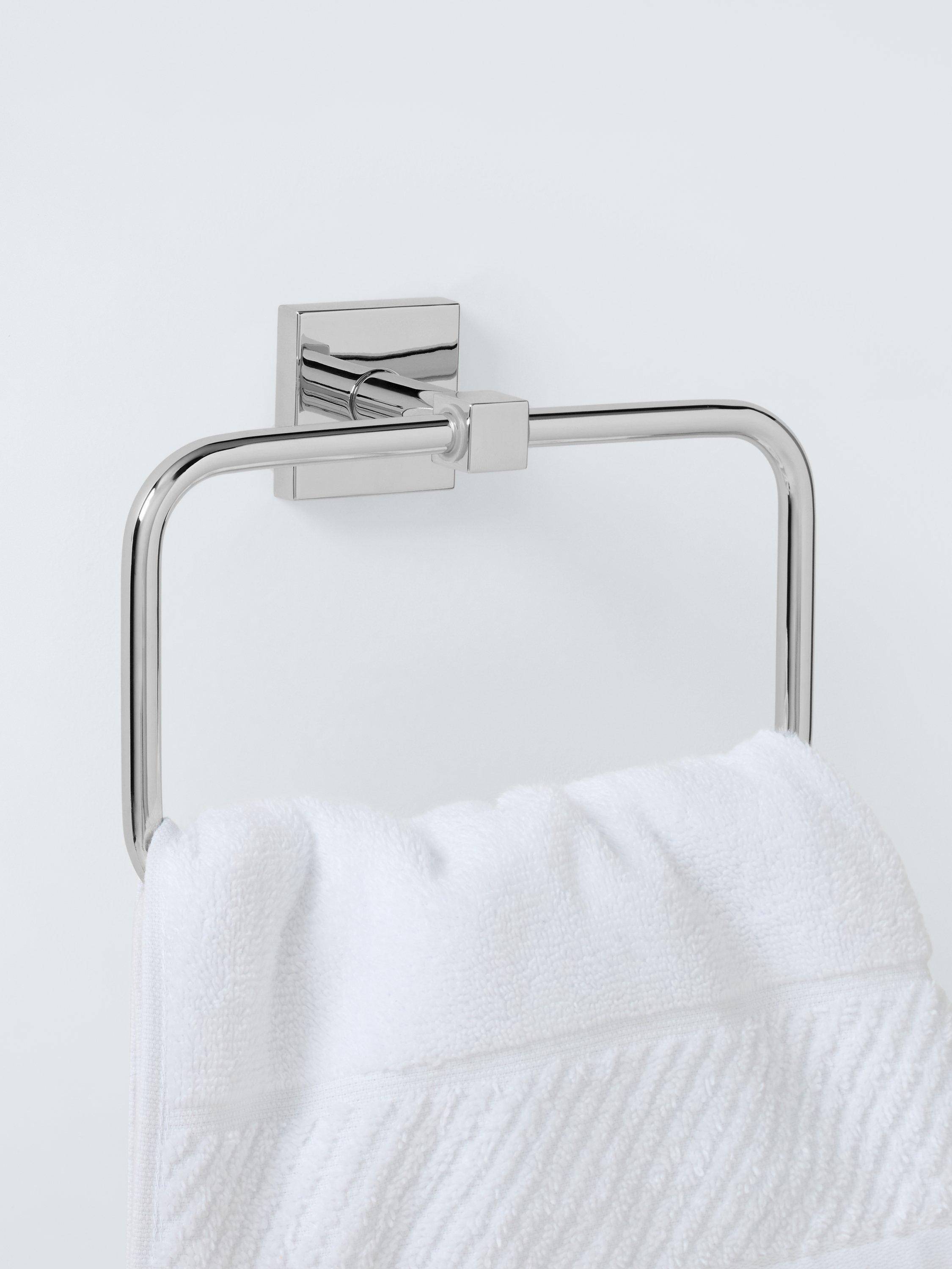 John Lewis Prism towel ring chrome, UK version