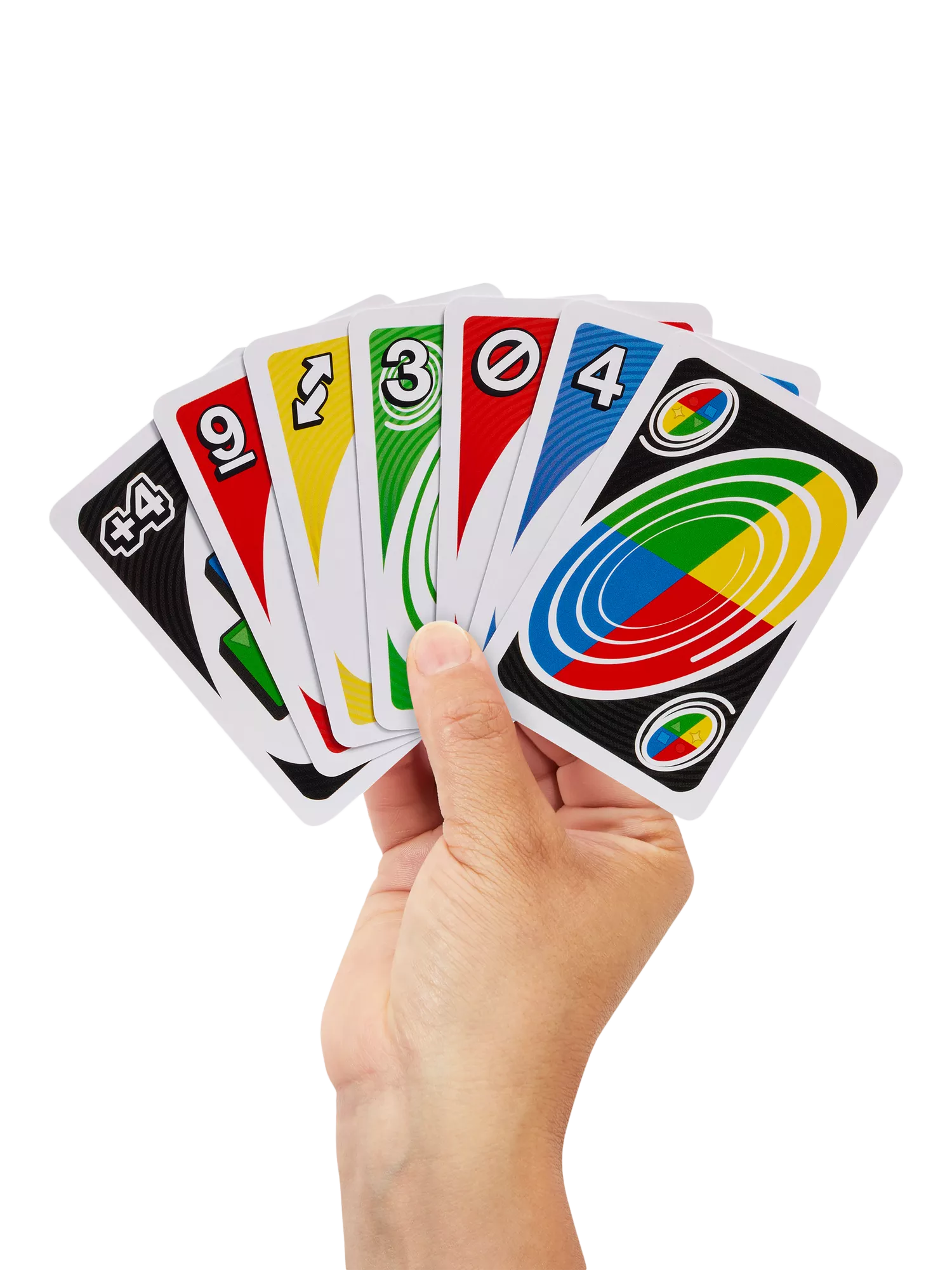 Mattel UNO Spin card game - British product