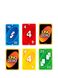 Mattel UNO Zero card game for 2 to 8 players, UK version