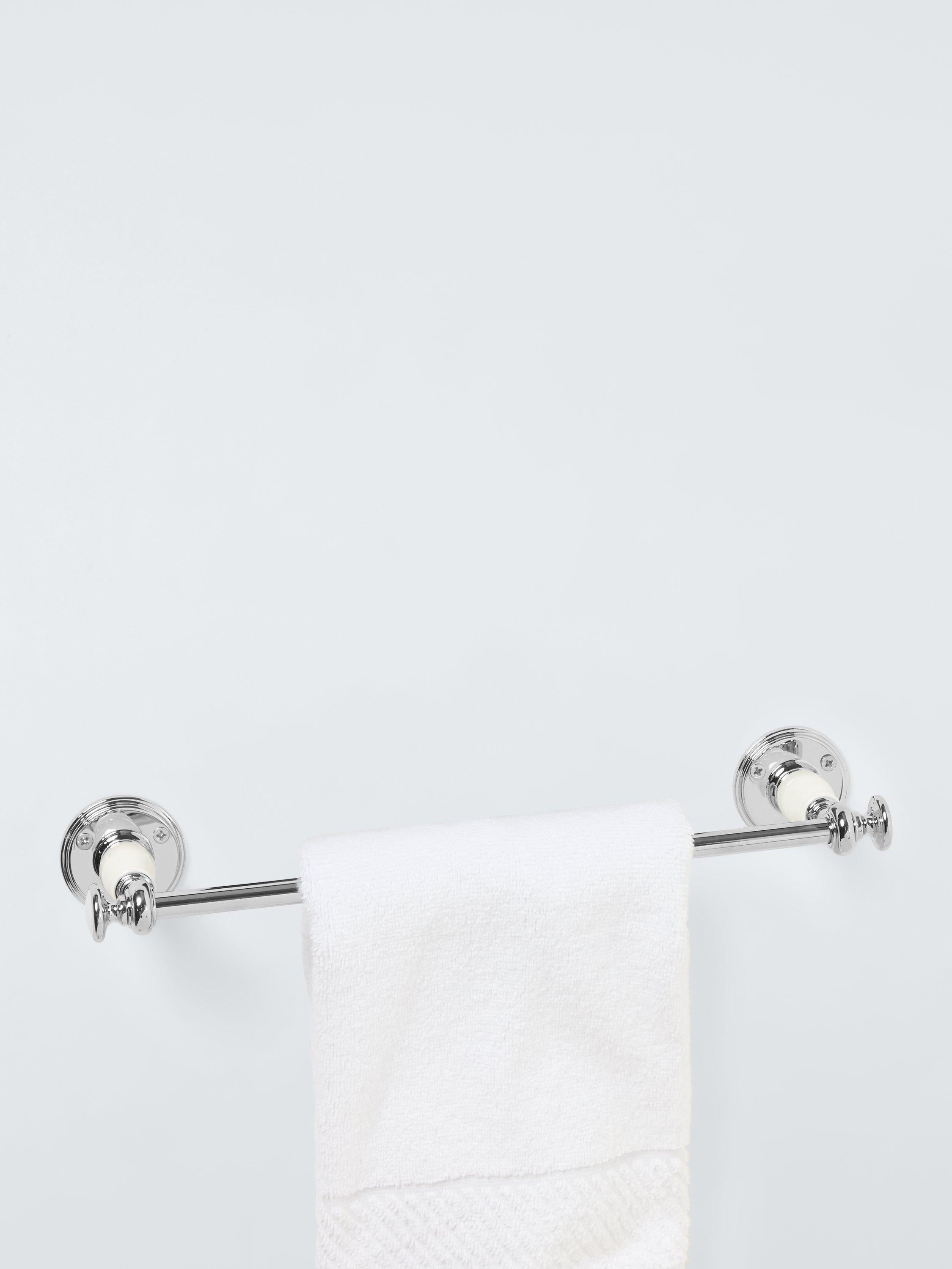 John Lewis Legacy towel rail White/Chrome L32cm - British product
