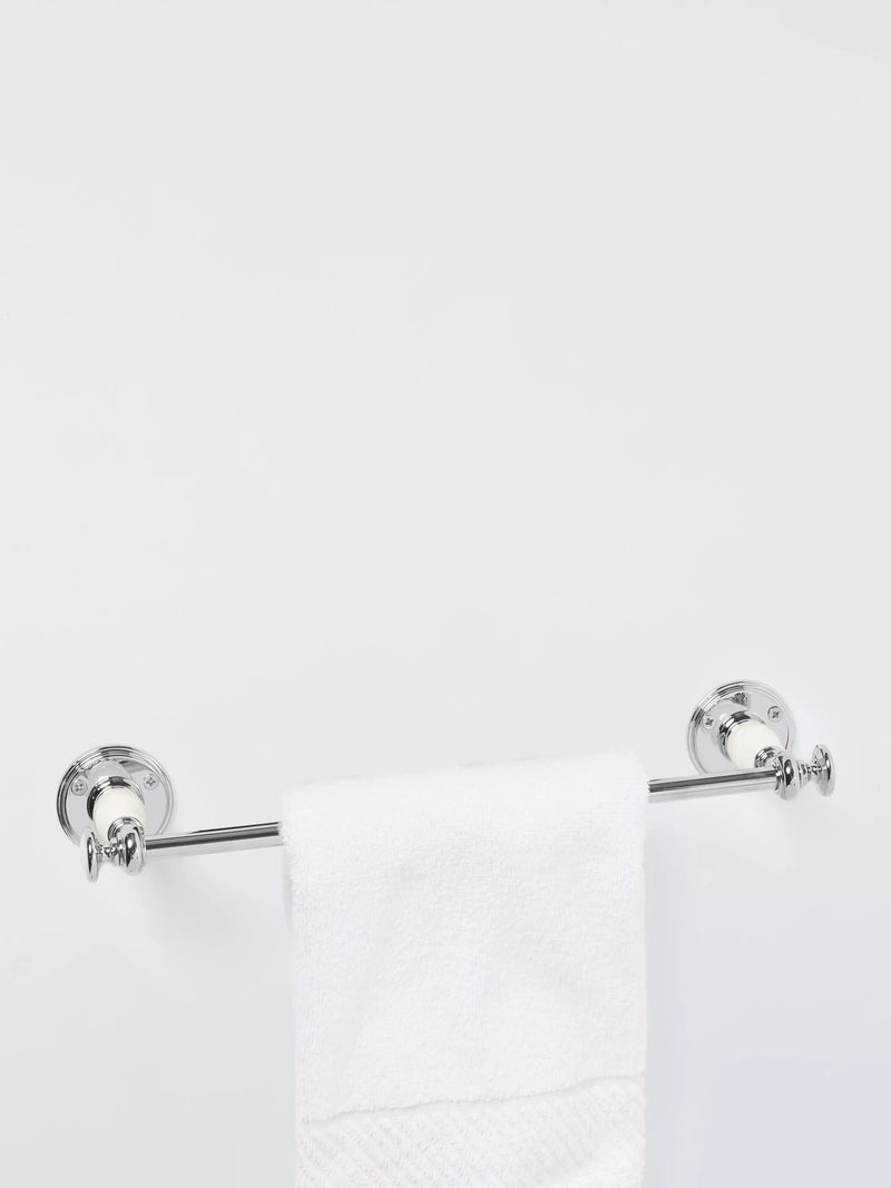 John Lewis Legacy towel rail White/Chrome L32cm - British product