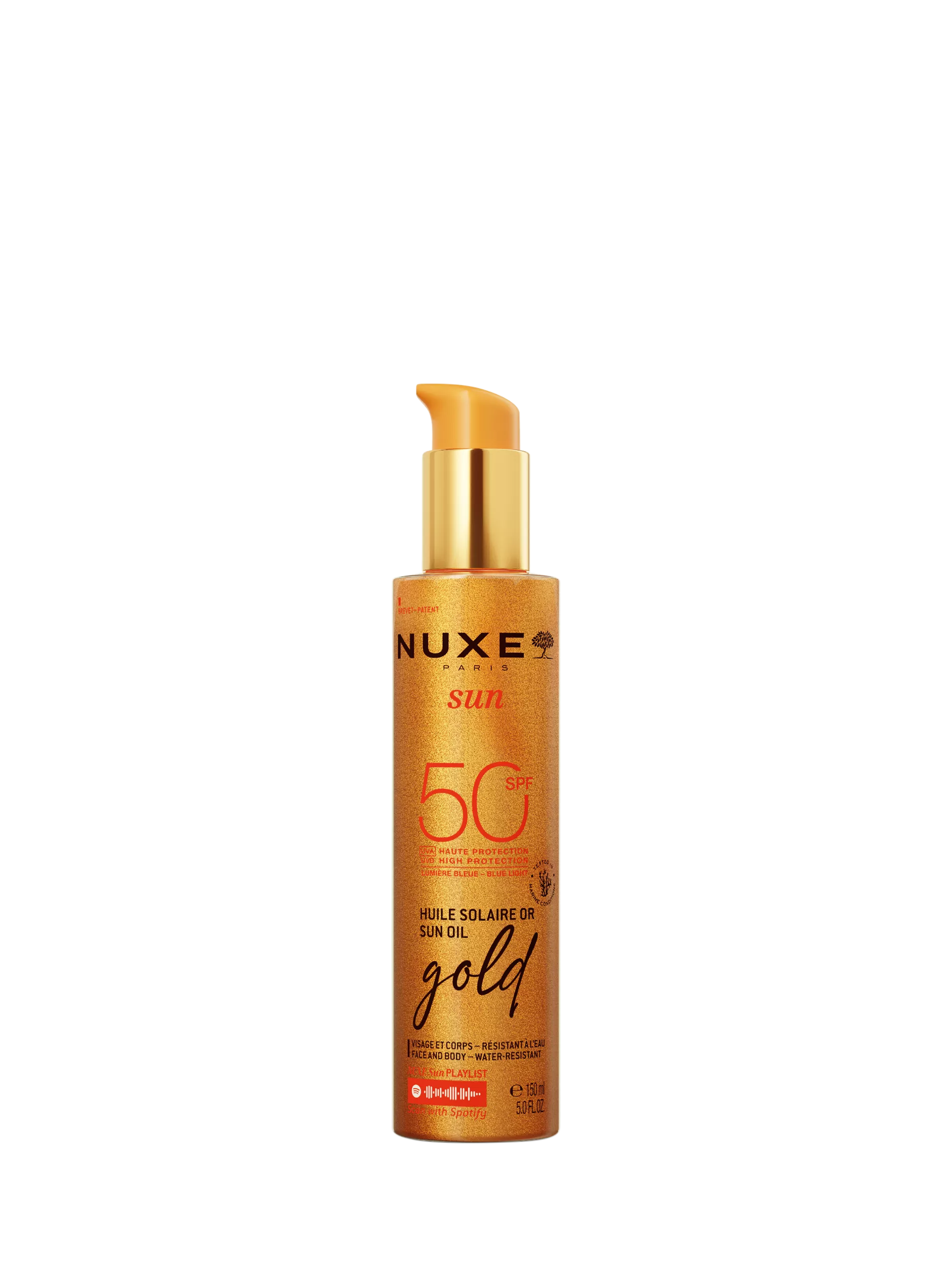 NUXE SPF50 sun oil 150ml, UK version