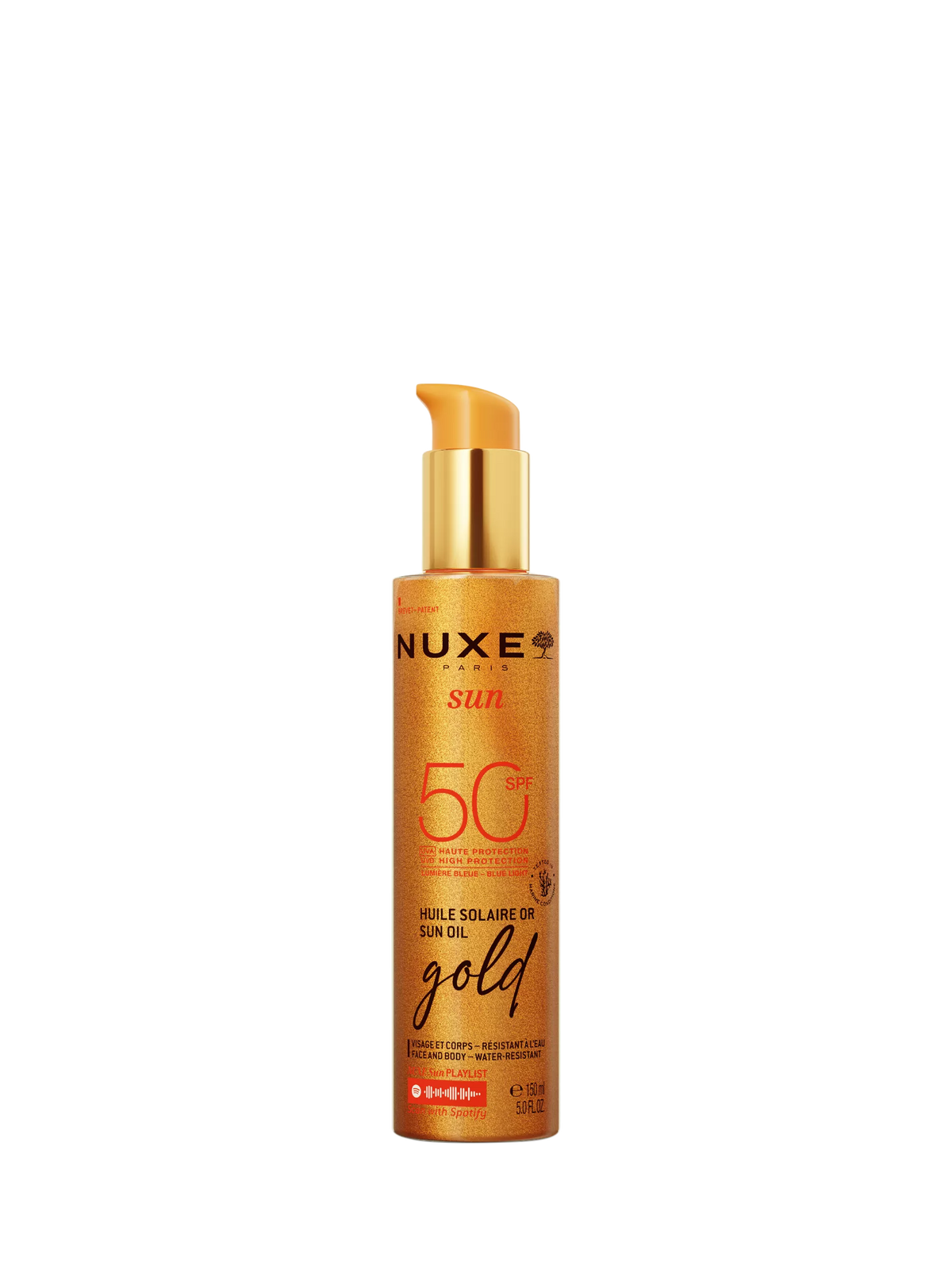 NUXE SPF50 sun oil 150ml, UK version