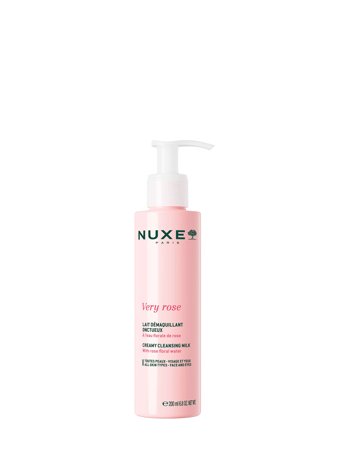 NUXE Very Rose creamy cleansing milk 200ml - British product