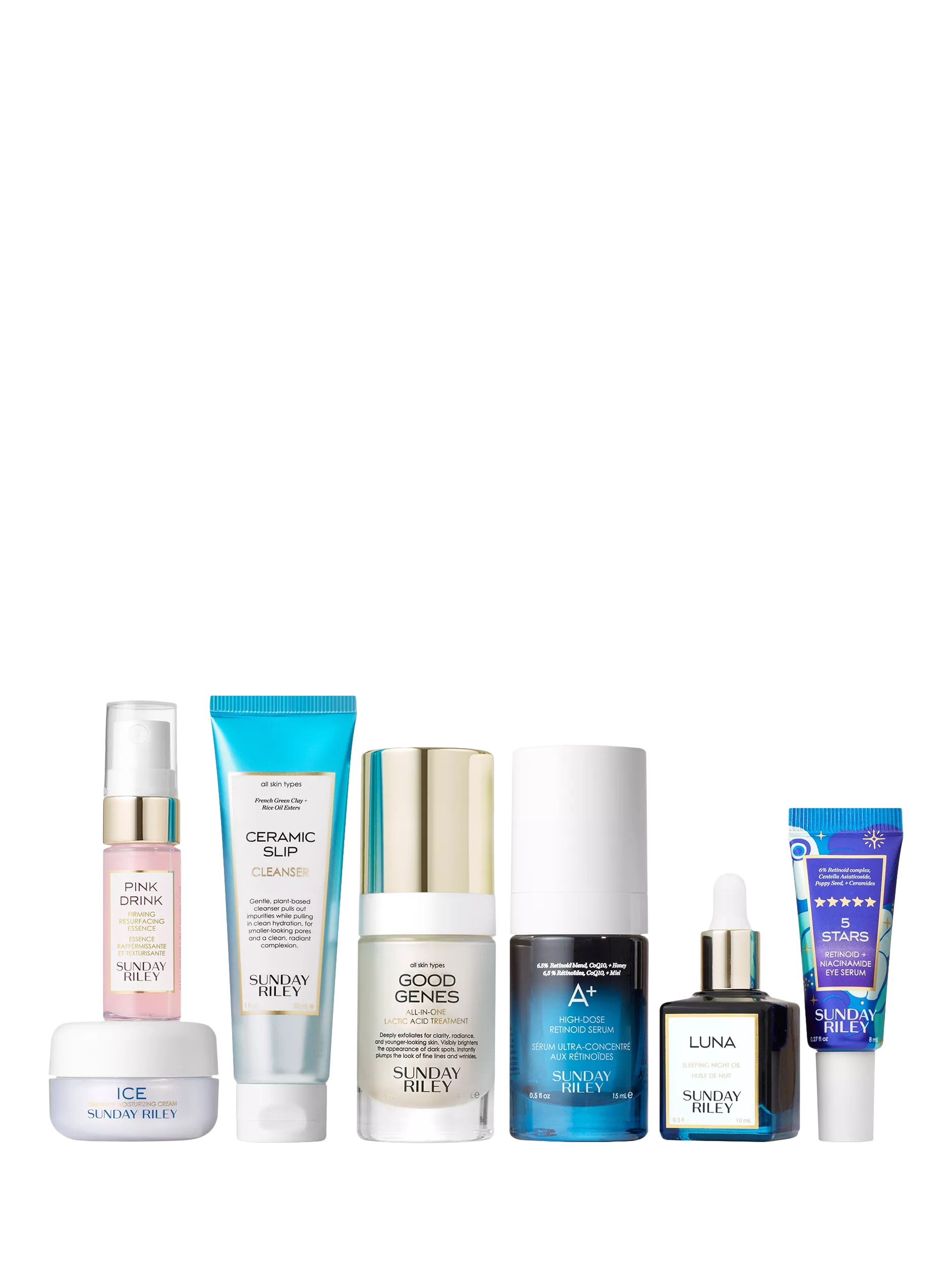 Sunday Riley evening routine gift set - British product