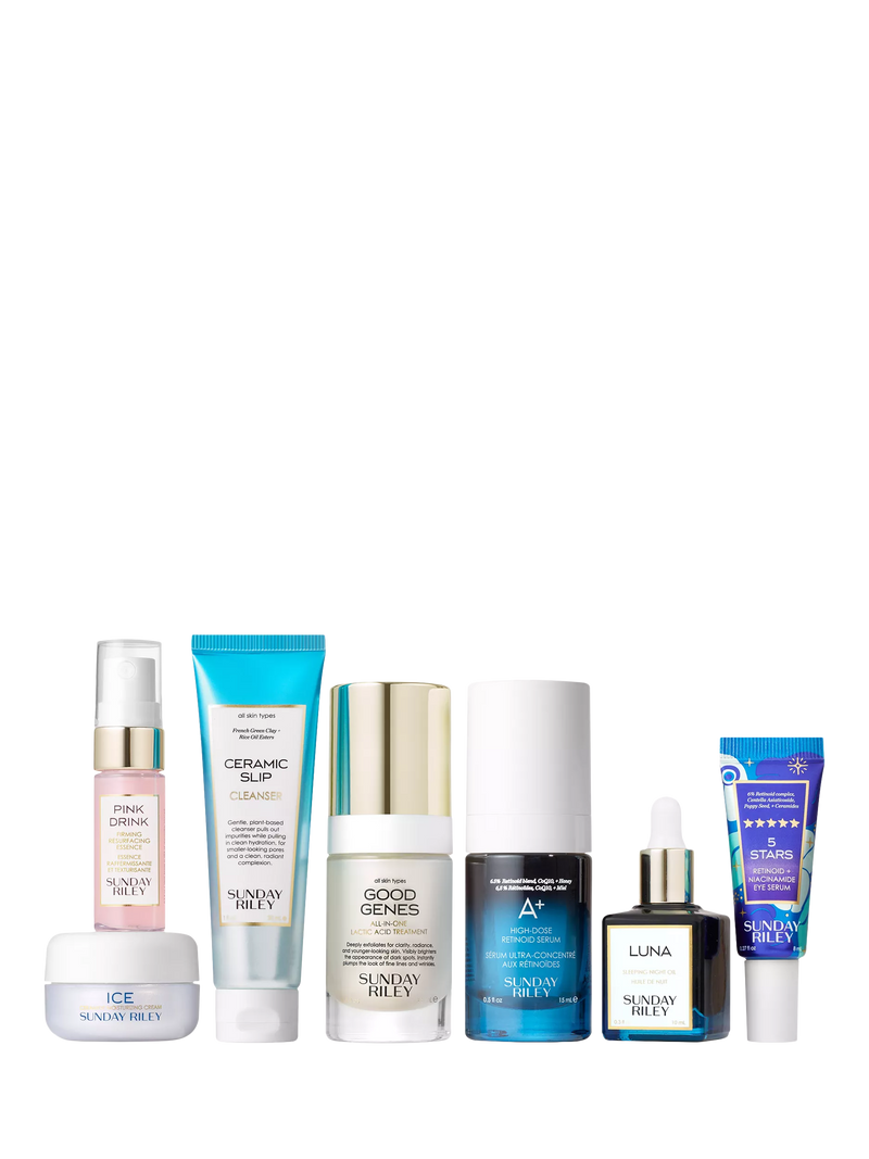 Sunday Riley evening routine gift set - British product