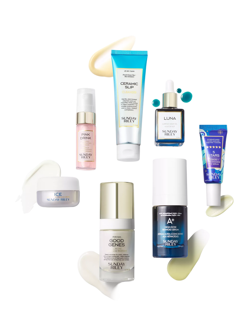 Sunday Riley evening routine gift set - British product