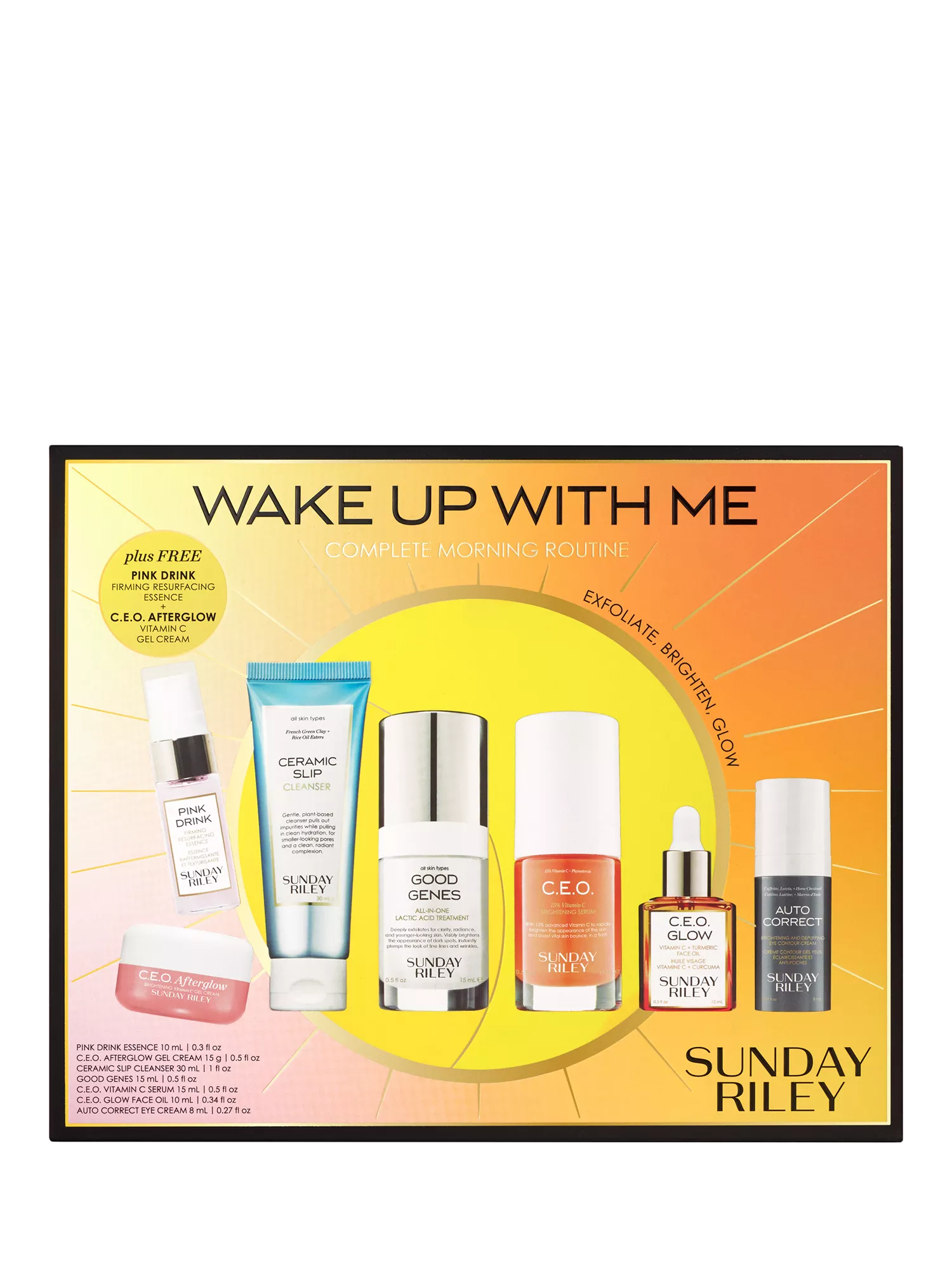 Sunday Riley Complete Morning Routine Gift Set - British product