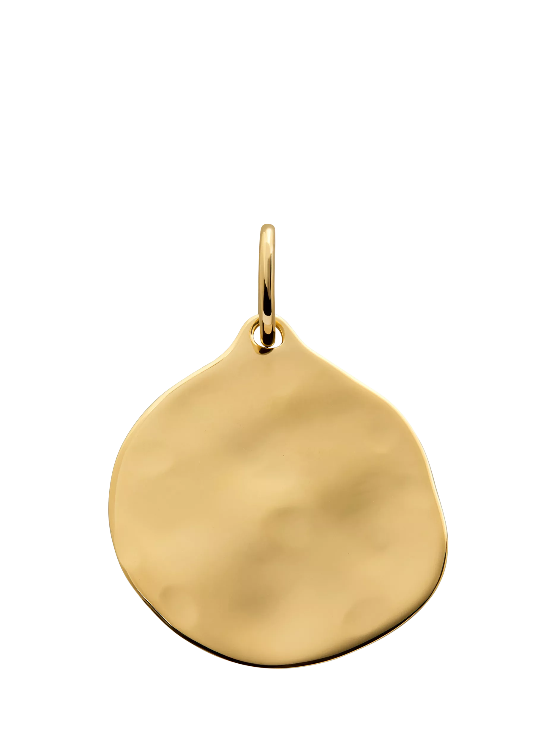 Monica Vinader gold round pendant - British product