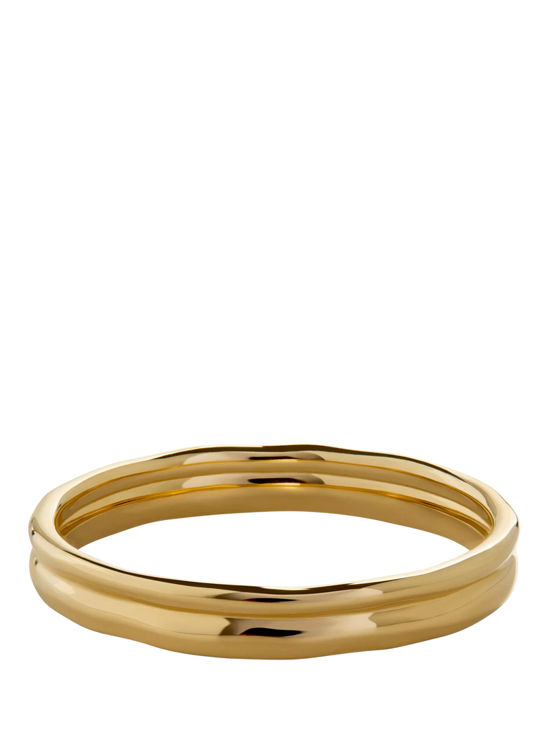 Monica Vinader MV Siren Muse Stacked Ring, Gold