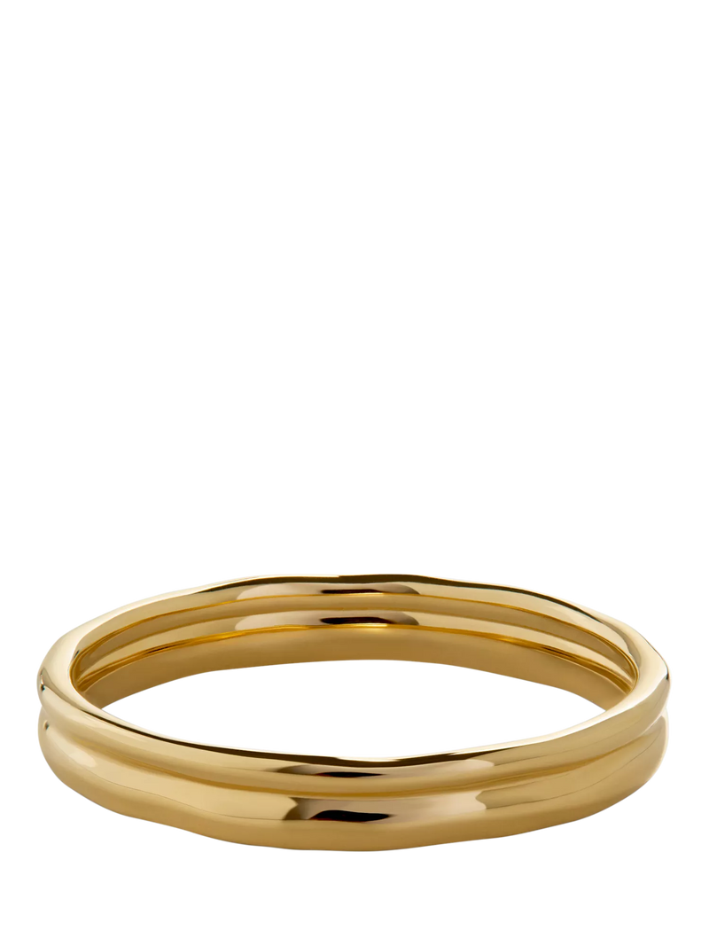 Monica Vinader MV Siren Muse Stacked Ring, Gold