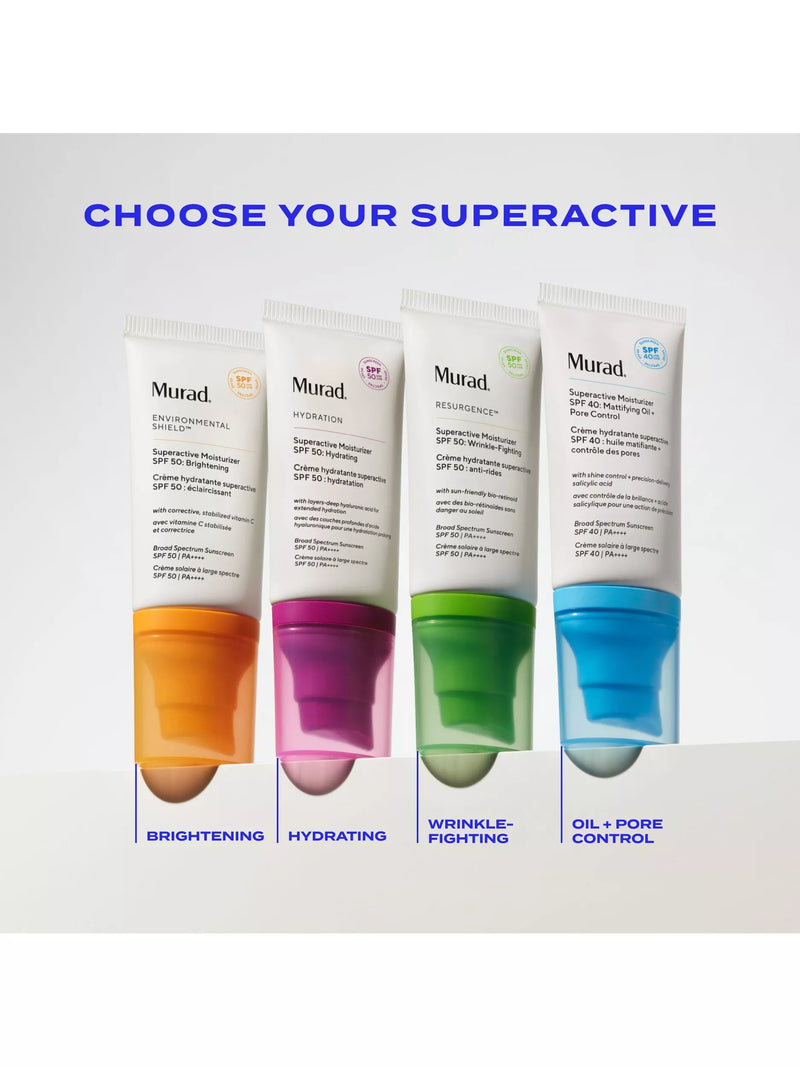 Murad Superactive Moisturiser SPF 40 50ml, imported from the UK