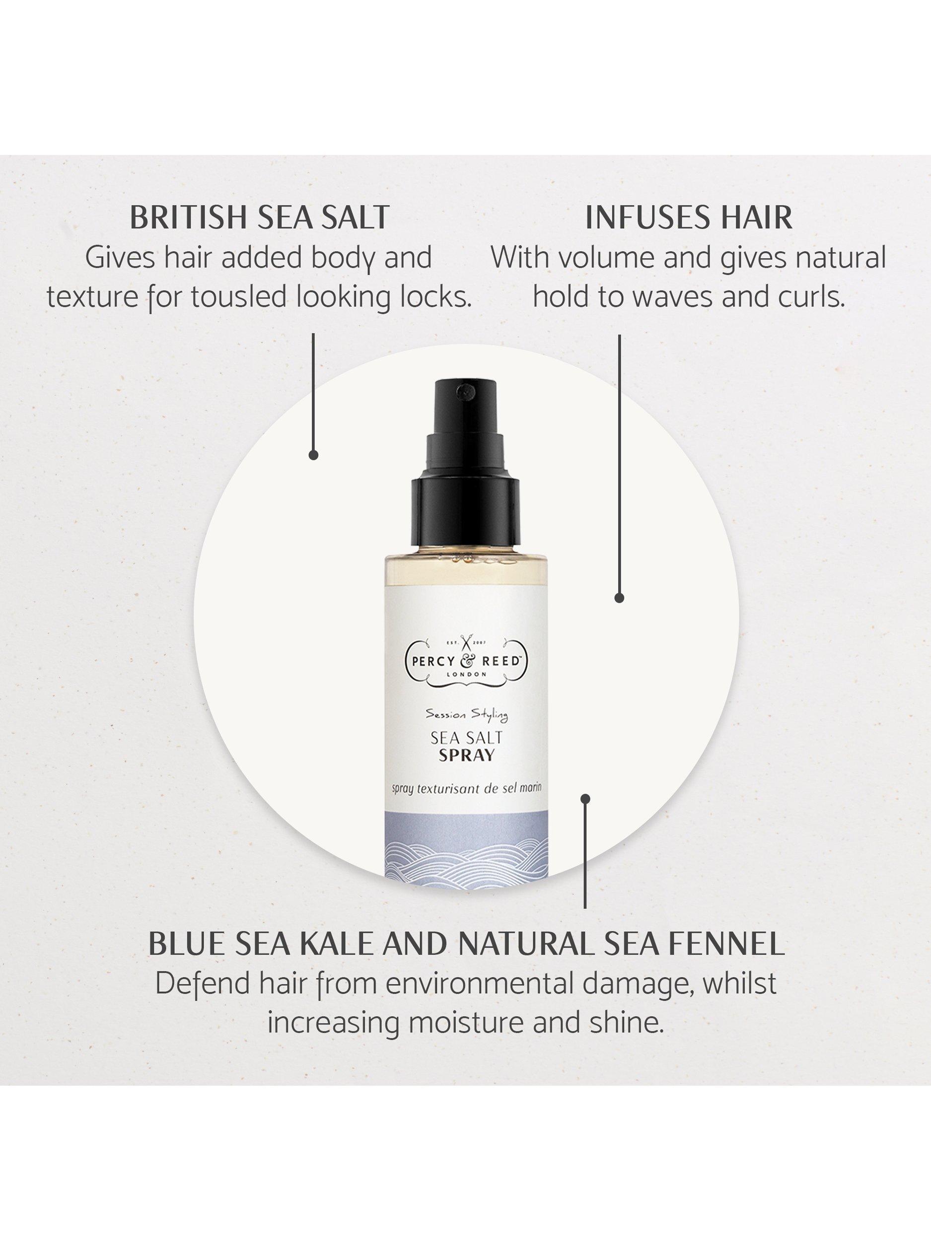Percy & Reed Sea Salt Spray 150ml, imported from the UK