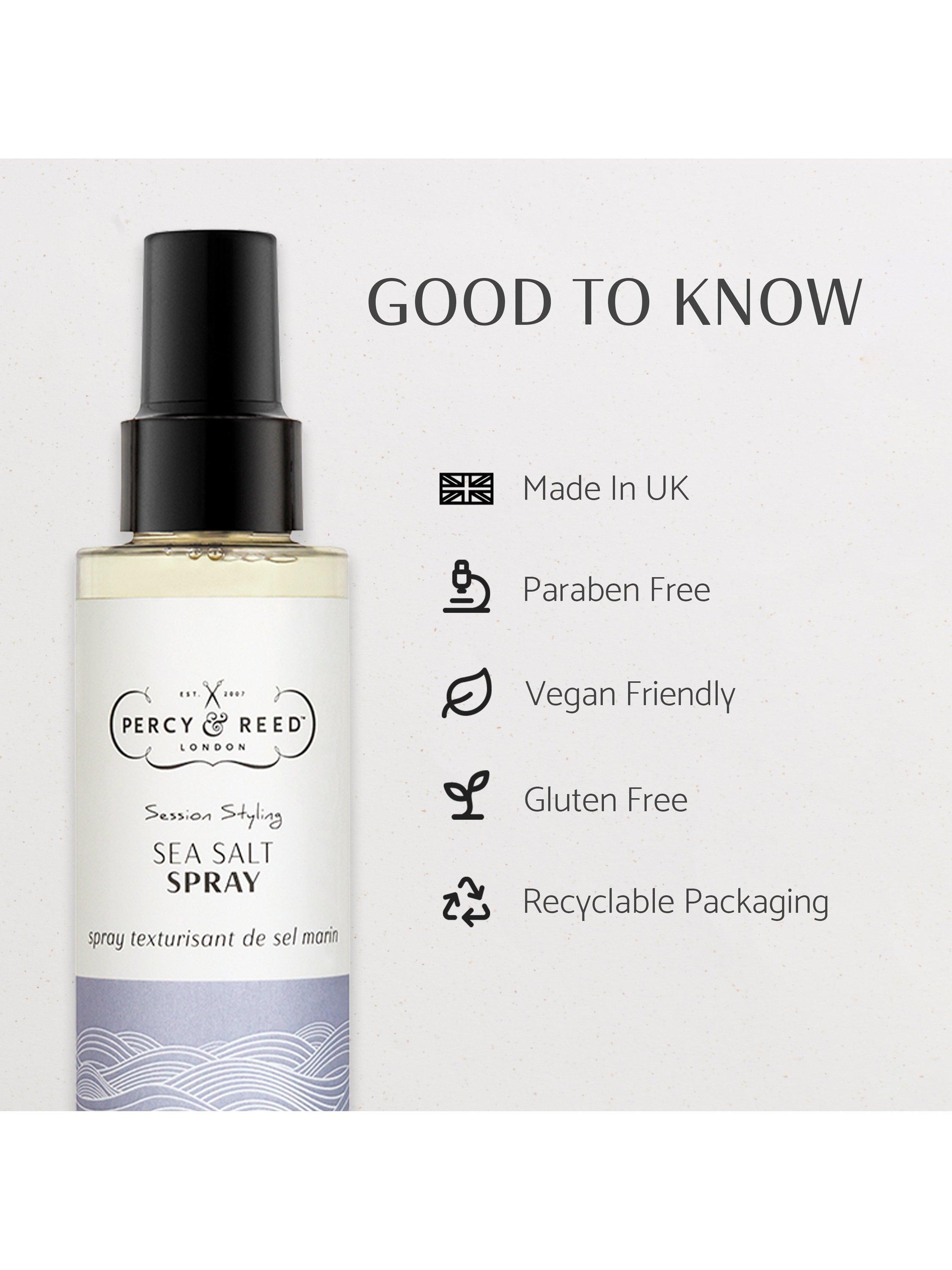 Percy & Reed Sea Salt Spray 150ml, imported from the UK