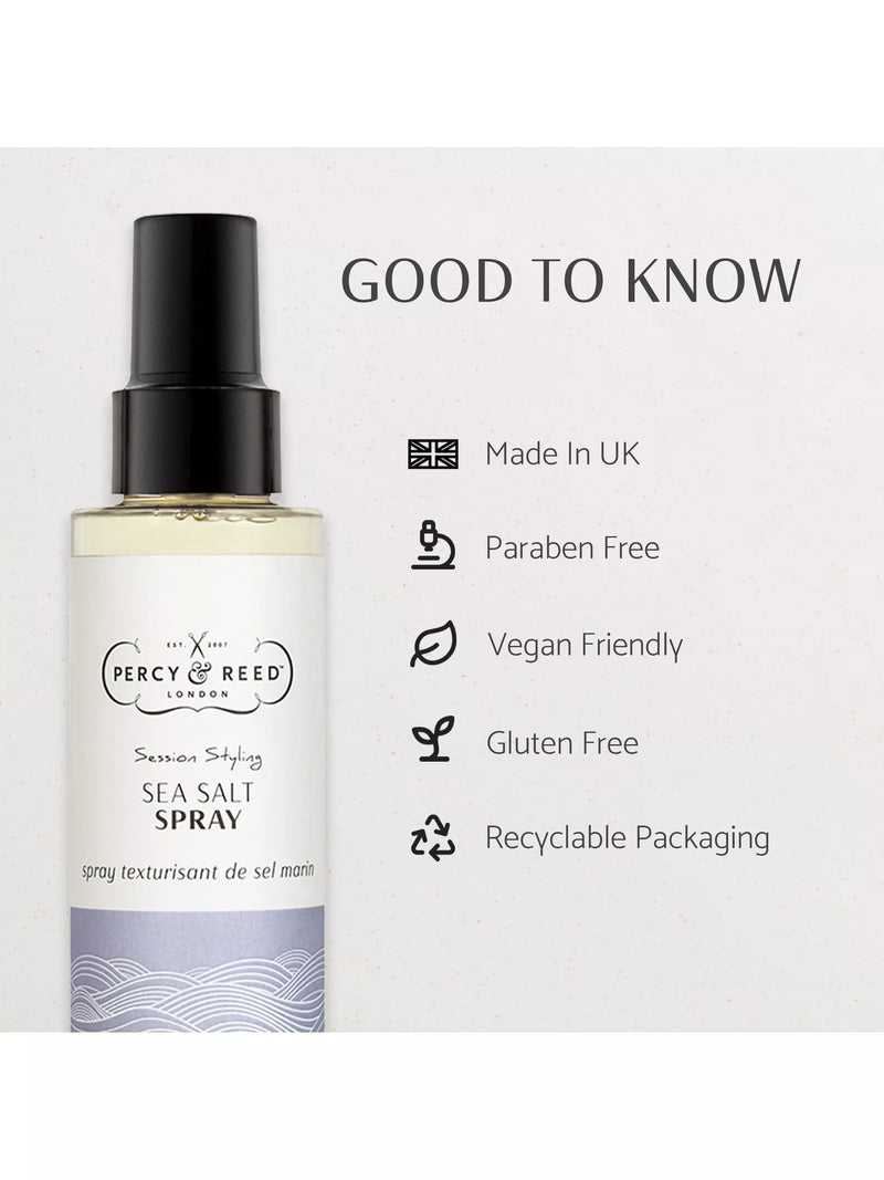 Percy & Reed Sea Salt Spray 150ml, imported from the UK