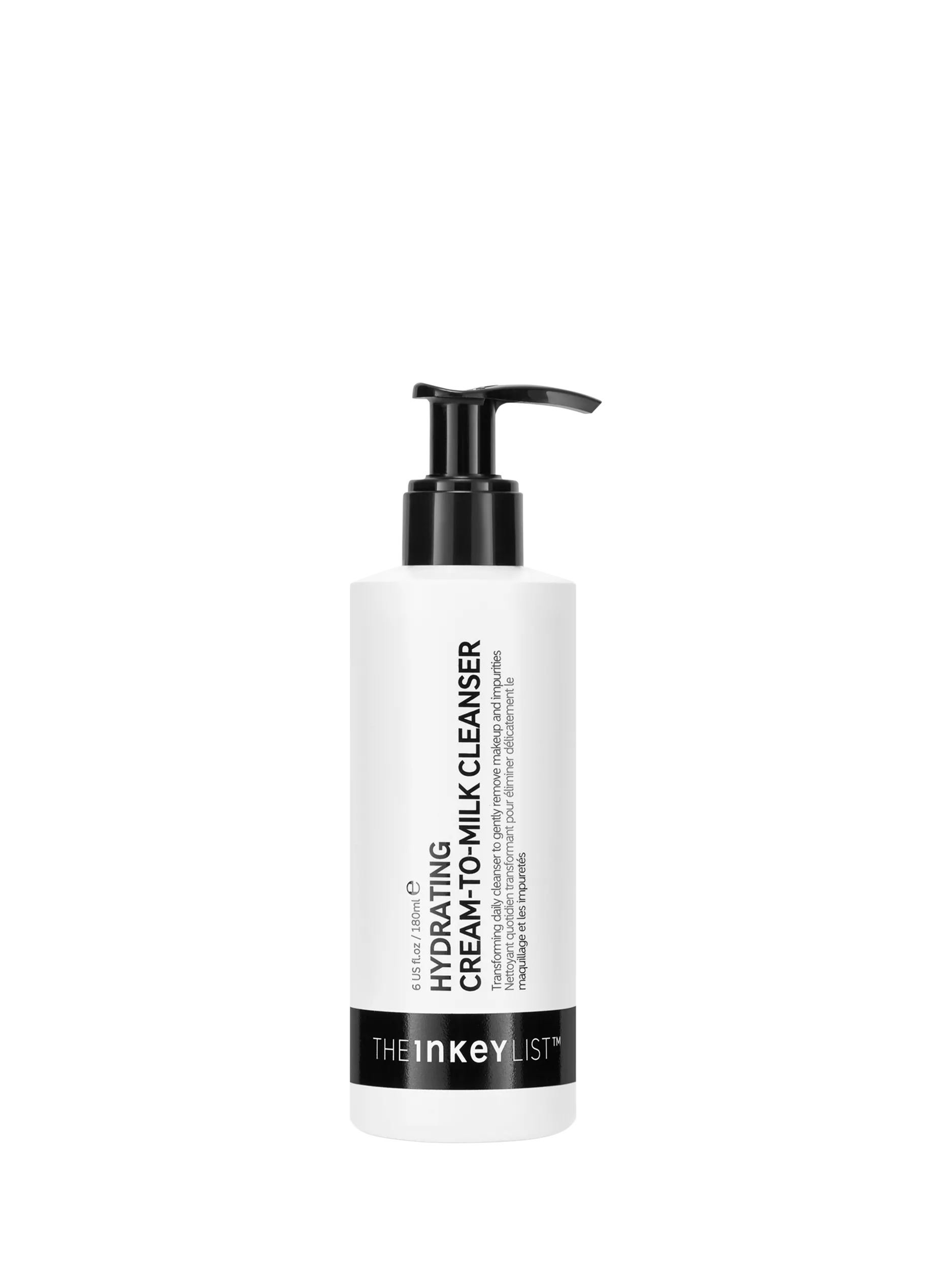 The INKEY List hydrating cream-to-milk cleanser 180ml, UK version