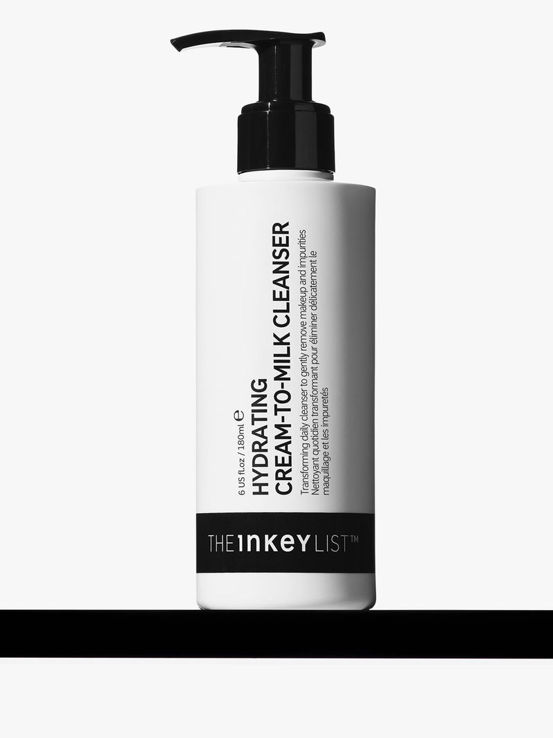 The INKEY List hydrating cream-to-milk cleanser 180ml, UK version