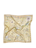 Aspinal Great British Season silk scarf multi 80x80cm - British product