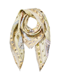 Aspinal Great British Season silk scarf multi 80x80cm - British product