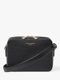 Aspinal of London camera crossbody bag in full-grain leather, UK version