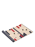 Aspinal of London travel backgammon set navy leather - British product