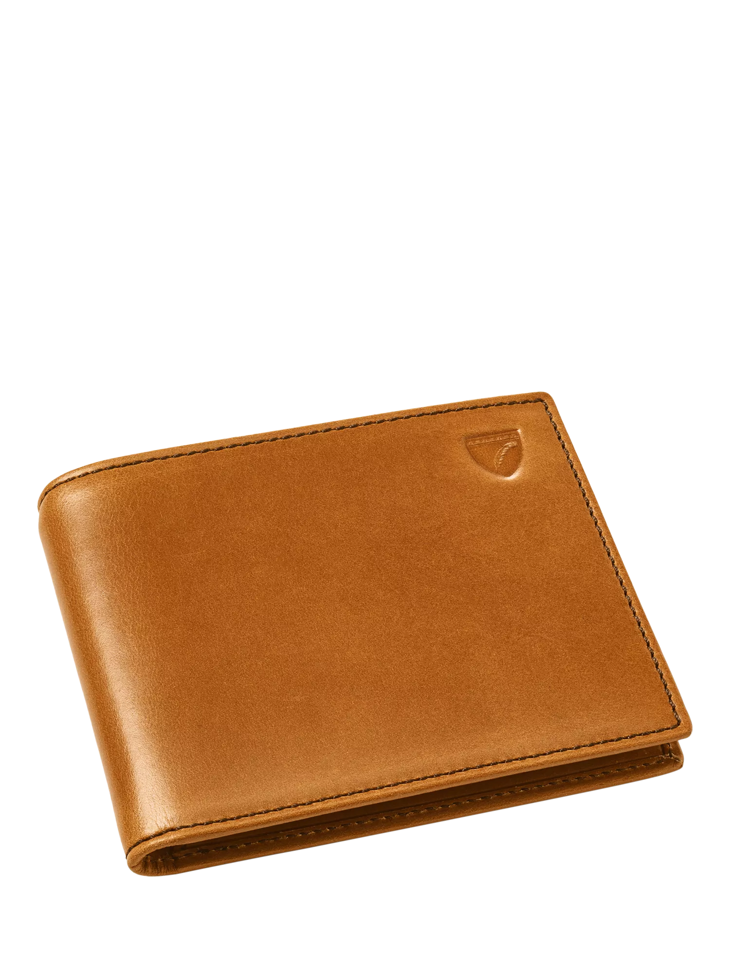 Aspinal of London English tan billfold wallet (British brand)