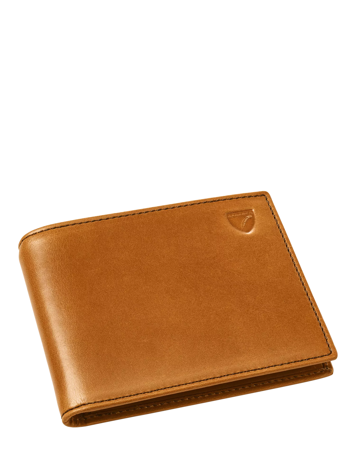 Aspinal of London English tan billfold wallet (British brand)