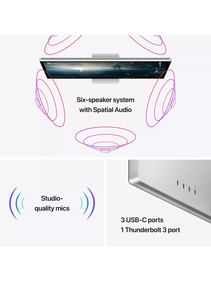 Apple Studio Display 27-inch 5K monitor with VESA mount, imported from the UK