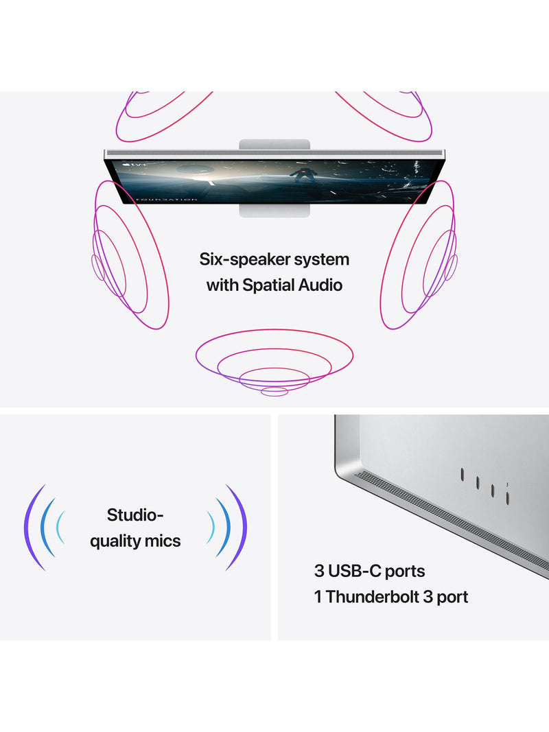 Apple Studio Display 27-inch 5K monitor with VESA mount, imported from the UK