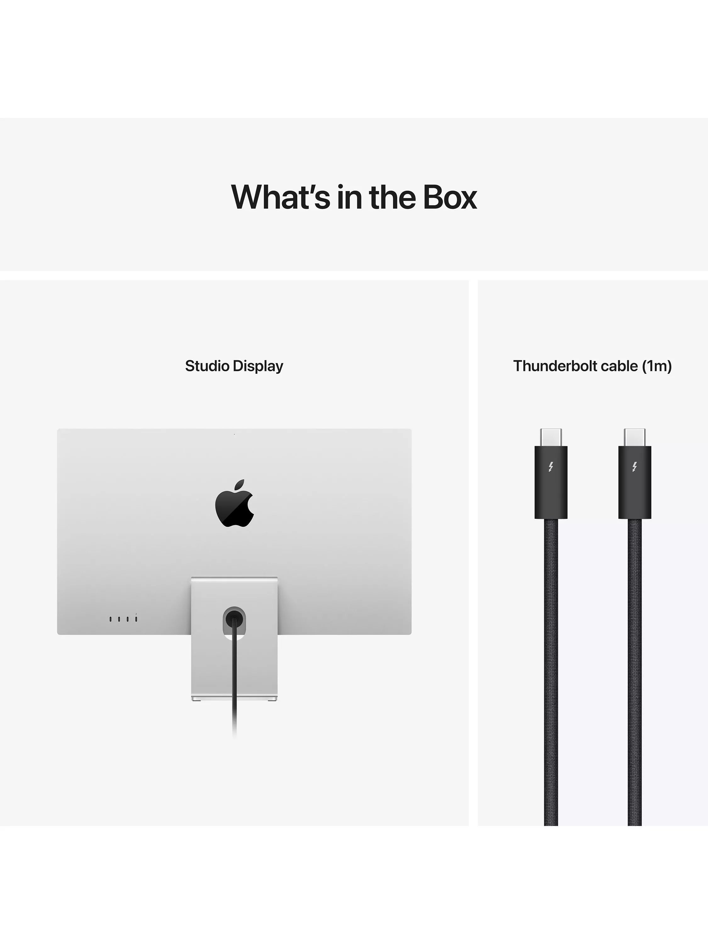 Apple Studio Display 27-inch 5K monitor with VESA mount, imported from the UK