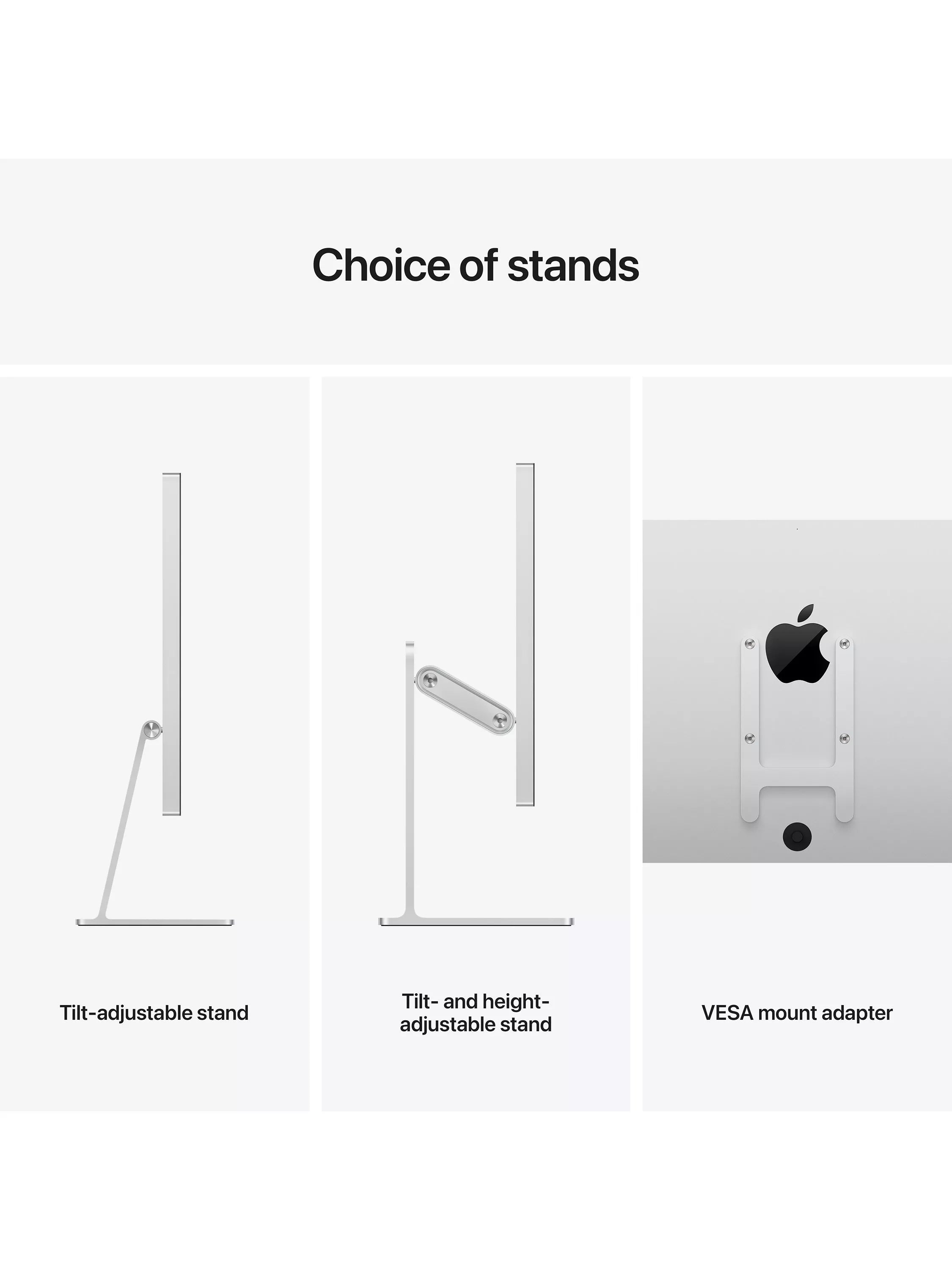 Apple Studio Display 27-inch 5K monitor with VESA mount, imported from the UK