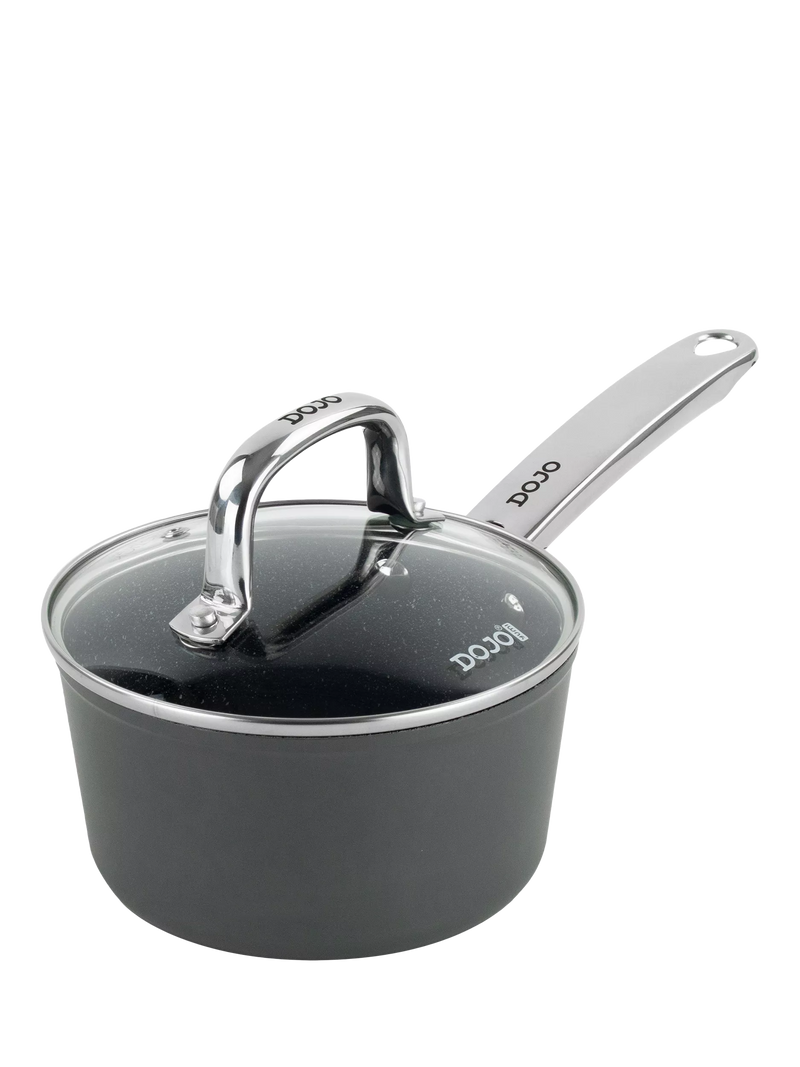 Dojo Yumi Neverstick Non-Stick Saucepan & Lid, 16cm