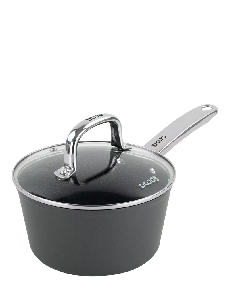 Dojo Yumi Neverstick Non-Stick Saucepan & Lid, 18cm