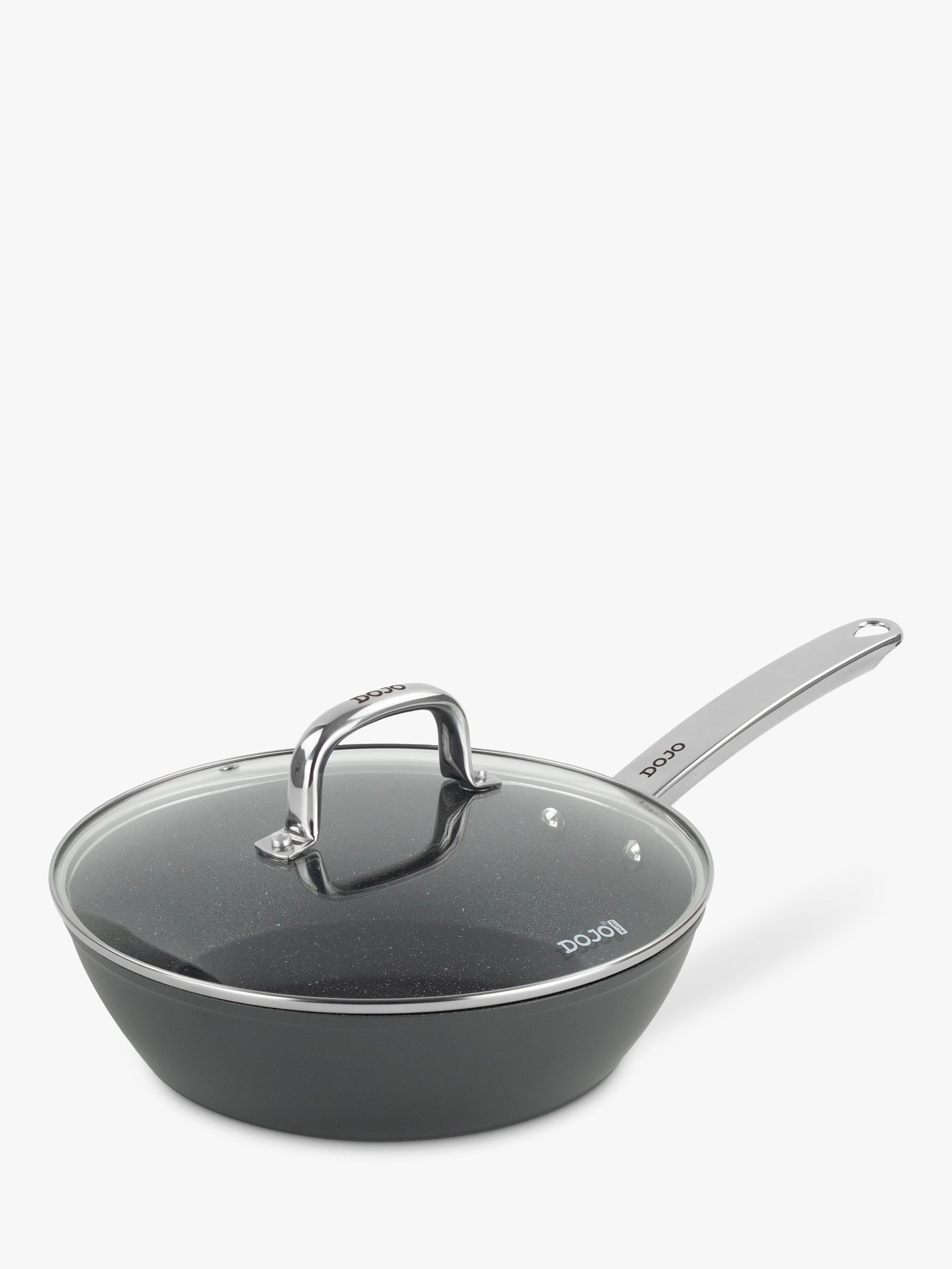 Dojo Yumi Neverstick Saute Pan with Lid 26cm - British product