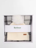 Barbour Dover beanie hat and Hailes scarf gift set (British brand)