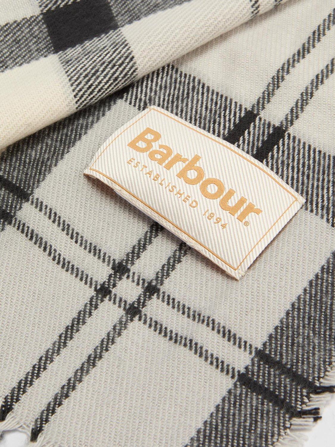 Barbour Dover beanie hat and Hailes scarf gift set (British brand)