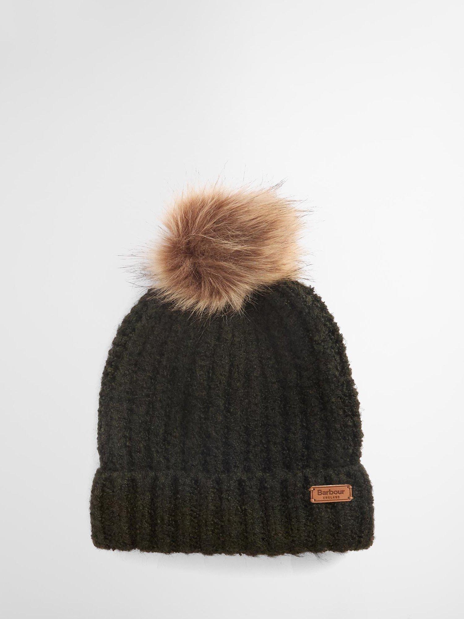 Barbour Saltburn beanie and scarf gift set, imported from the UK