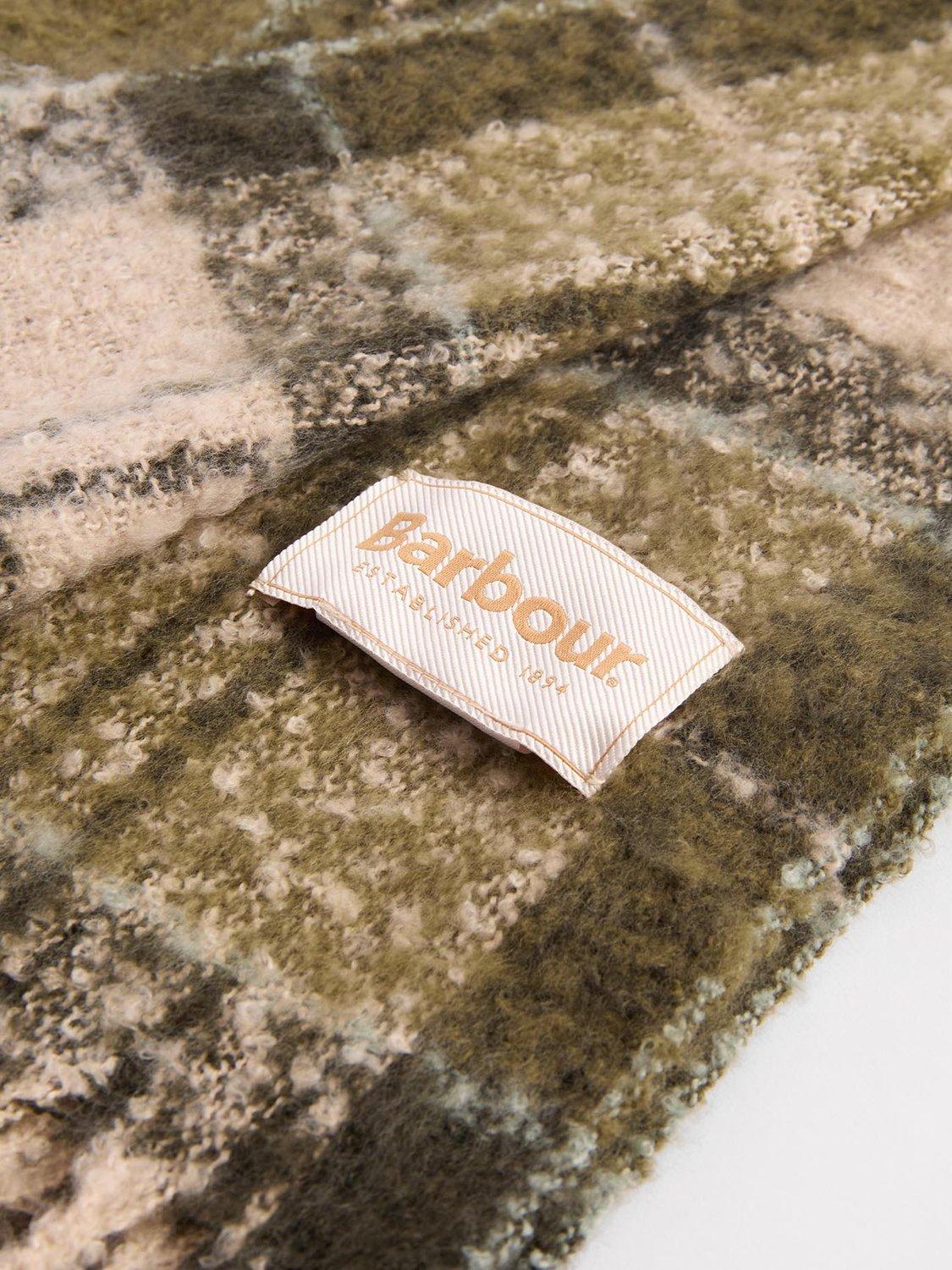 Barbour Saltburn beanie and scarf gift set, imported from the UK