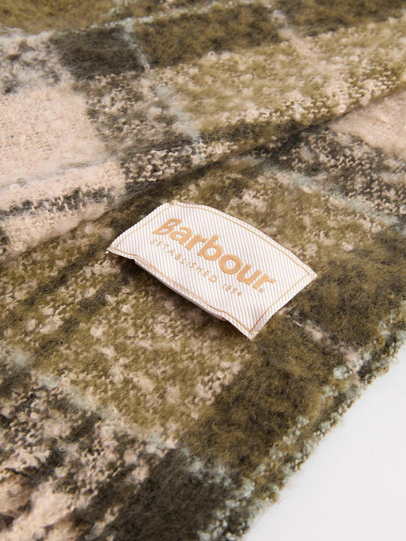 Barbour Saltburn beanie and scarf gift set, imported from the UK
