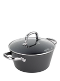 Dojo Yumi Neverstick non-stick casserole dish with lid 24cm - British product