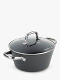 Dojo Yumi Neverstick non-stick casserole dish with lid 24cm - British product