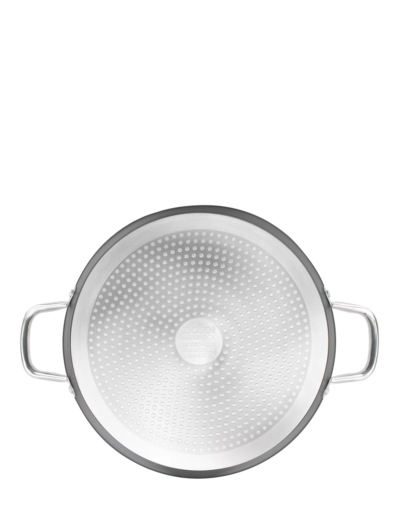 Dojo Yumi Neverstick casserole pot with lid, 32cm - British product