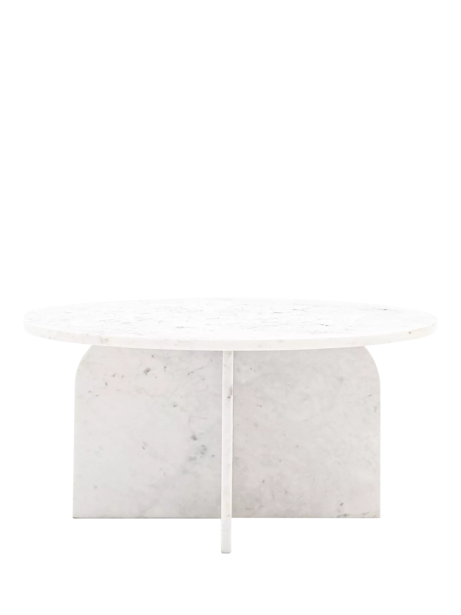 Gallery Direct Vermont Marble Coffee Table, White