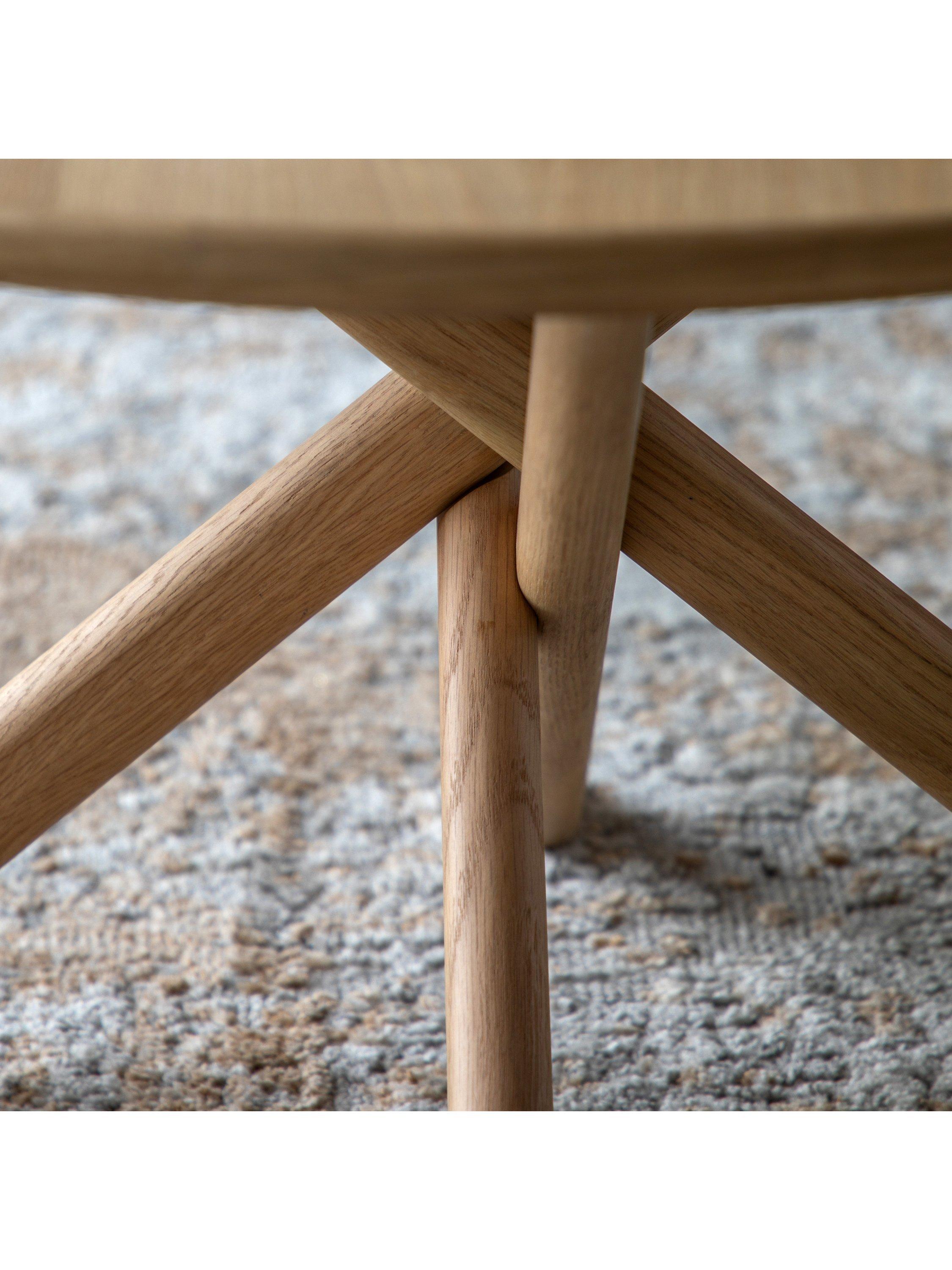 Gallery Direct Winslow coffee table natural round, UK version