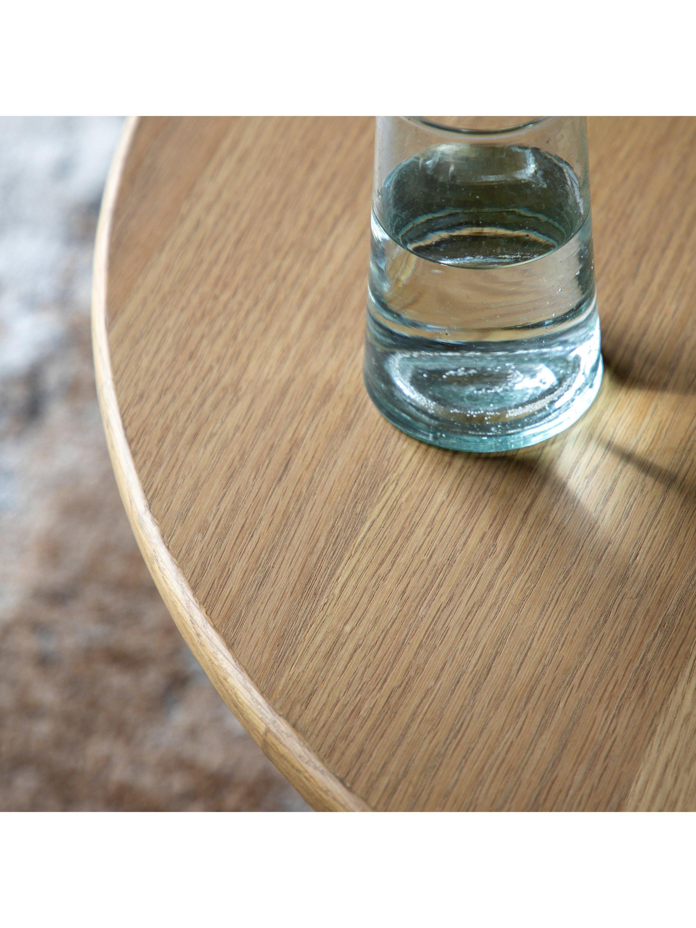 Gallery Direct Winslow coffee table natural round, UK version